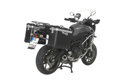 Valise Touratech ZEGA Pro 31/31 - Support noir inclus - Anodisé noir