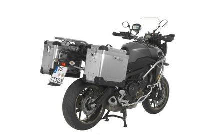 Touratech ZEGA Pro 38/38 - Inclus zwarte steun - Alu Zijkoffer