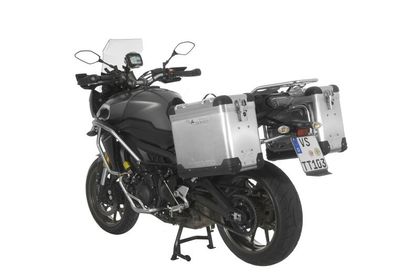Touratech ZEGA Pro 38/38 - Inclus zwarte steun - Alu Zijkoffer