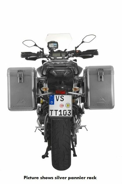 Valise Touratech ZEGA Mundo 38/38 - Support noir inclus - Alu Ref : TRT00700A / 01-630-6160-0 
