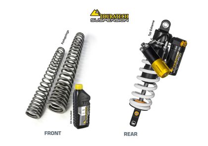 Kit suspension Touratech Avant / Arrière - WTE EXTREME (ressort) - Blanc Ref : TRT00726A / 01-632-5879-0 