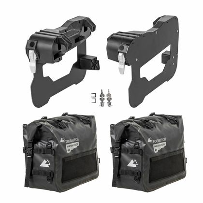 Touratech EXTREME 30/30- voor Vario steun BMW - Zwart Zadeltassen