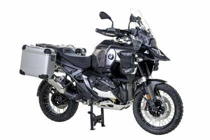 Valise Touratech Kit complet ZEGA Evo 31/31 - Support noir inclus - Anodisé gris