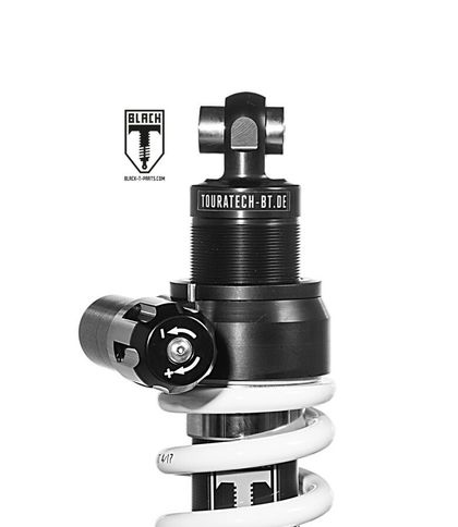 Touratech Black-T - Stufe 3 - Schwarz Dämpfer