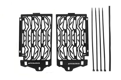 Touratech Roestvrij staal - Zwart Radiatorbescherming