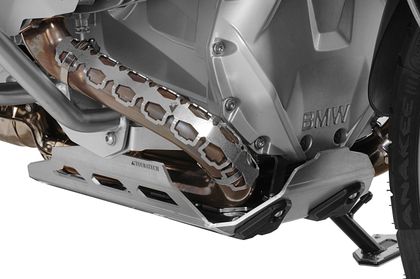 Protection échappement Touratech Pour collecteur - Argent