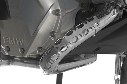 Protection échappement Touratech Pour collecteur - Argent