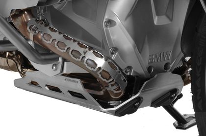 Protection échappement Touratech Pour collecteur - Argent