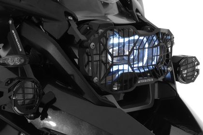 Protection Phare Touratech A attache rapide - Noir