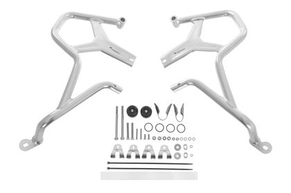 Touratech Uitbreiding voor originele crash bar - Zilver Motorbescherming