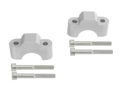 Rehausseur de guidon Touratech 25 mm - Argent