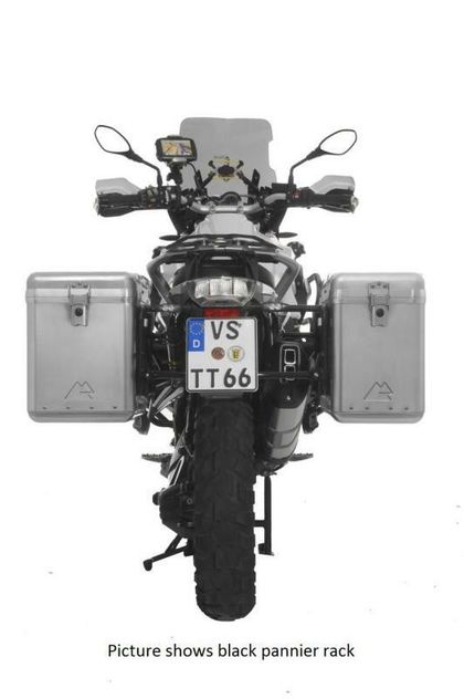 Valise Touratech ZEGA Mundo 38/45 - Support gris inclus - Alu