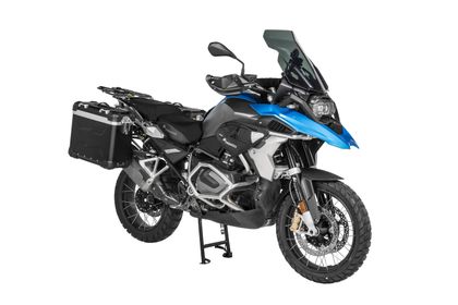 Valise Touratech Kit complet ZEGA Evo 31/38 - Support noir inclus - Anodisé noir