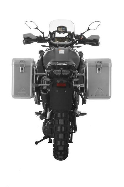 Valise Touratech ZEGA Mundo 31/38 - Support gris inclus - Alu