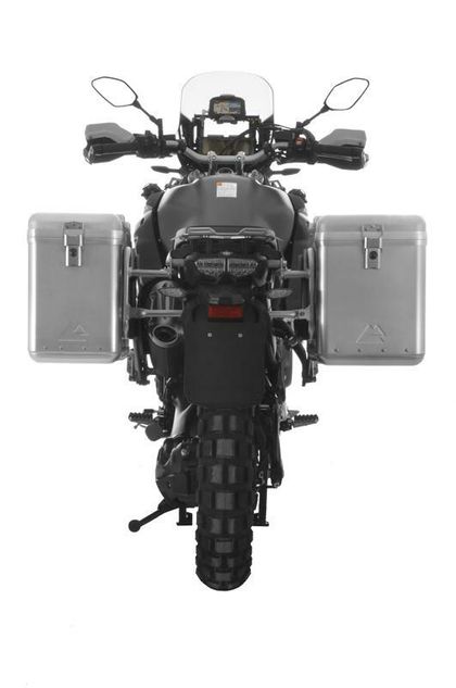 Valise Touratech ZEGA Mundo 38/45 - Support gris inclus - Alu