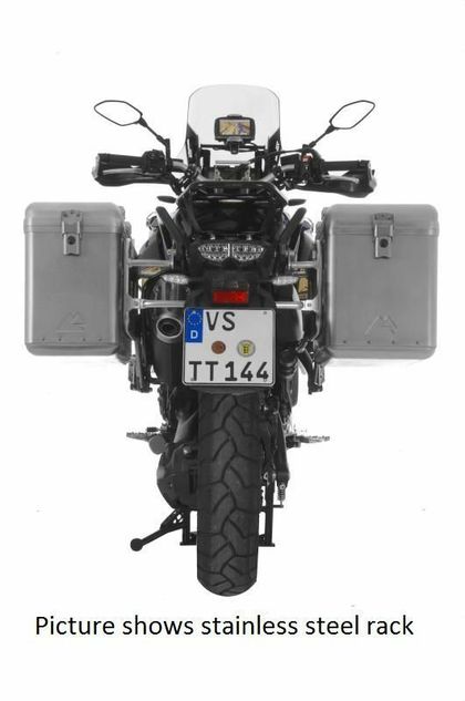 Valise Touratech ZEGA Mundo 38/45 - Support gris inclus - Alu