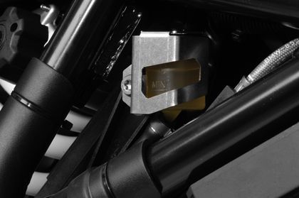 Protection Touratech Pour réservoir de liquide de frein arrière - Argent