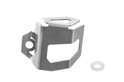 Protection Touratech Pour réservoir de liquide de frein arrière - Argent