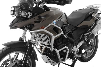 Touratech Crash-bar extensie - Zilver Motorbescherming