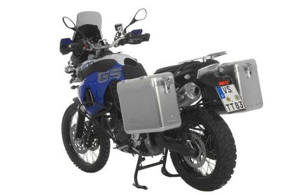 Valise Touratech ZEGA Mundo 31/38 - Support gris inclus - Alu