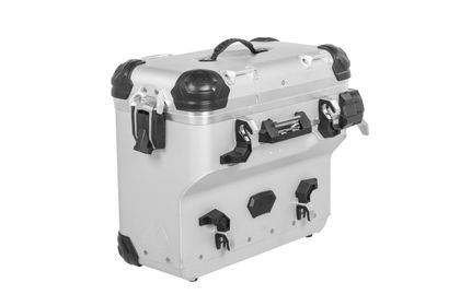 Valise Touratech ZEGA Evo X Avec déport 38L - Anodisé gris Universel Ref : TRT00921A / 01-050-6046-0 