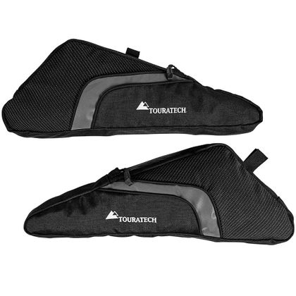 Sacoche Touratech Latérales triangulaire pour cadre touring - Noir Ref : TRT00930A / 01-055-2005-0 