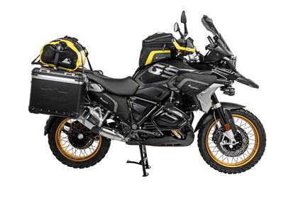 Sacoche Touratech Latérales triangulaire pour cadre touring - Noir