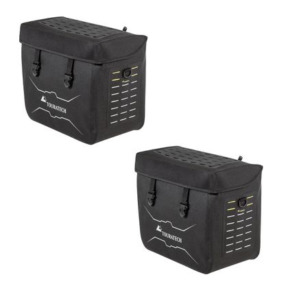 Touratech Reise - 40 Liter (Das Paar) - Schwarz Satteltaschen Universell Ref : TRT00939A / 01-055-4005-0 