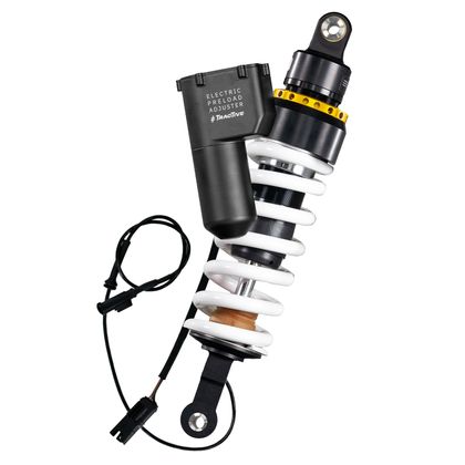 Touratech Rear - Plug & Travel - Black - Yellow Shock absorber Ref : TRT00950A / 01-058-5893-0 