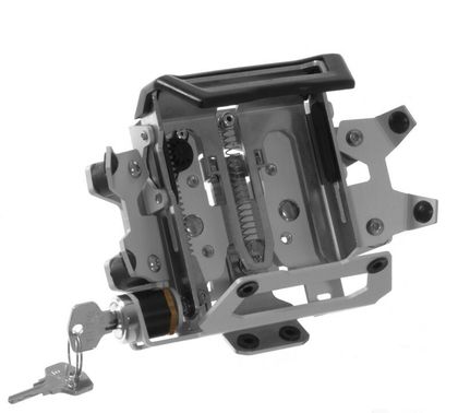 Support GPS Touratech Pour guidon Garmin Montana/ BMW Navigator Adventure - Argent Universel Ref : TRT00953A / 01-065-0600-0 