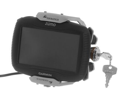 Support GPS Touratech Pour guidon Garmin ZUMO 340 / 345 / 350 / 390 / 395 V 3.0 - Argent Universel