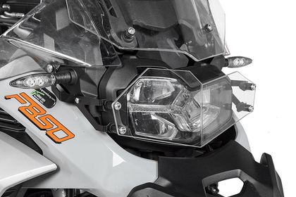 Protection Phare Touratech Makrolon - à attache rapide - Transparent Ref : TRT00958A / 01-082-5091-0 