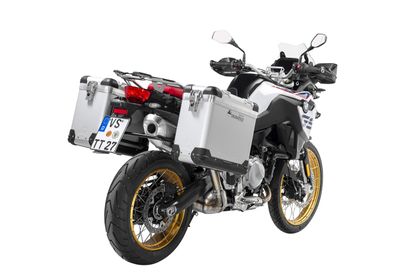 Touratech ZEGA Pro 31/38 - Schwarze Halterung inklusive - Grau eloxiert Seitenkoffer Ref : TRT00967A / 01-082-5781-0 