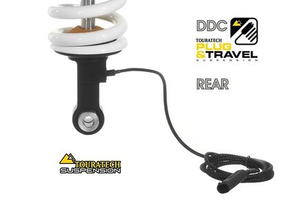 Touratech Plug & Travel / DDA - Weiß Dämpfer