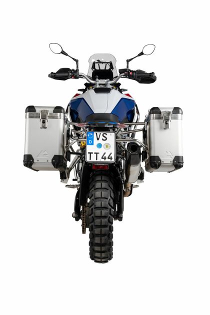 Touratech ZEGA Pro 31/38 - Schwarze Halterung inklusive - Grau eloxiert Seitenkoffer Ref : TRT00988A / 01-083-5781-0 BMW 900 F 900 GS - 2024 - 2026