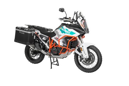 Touratech ZEGA Pro 38/45 - Schwarze Halterung inklusive - Schwarz eloxiert Seitenkoffer