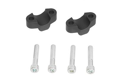 Rehausseur de guidon Touratech 15 mm - Noir