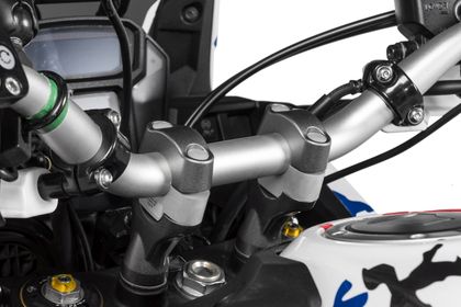 Rehausseur de guidon Touratech 20 mm - Argent Ref : TRT01062A / 01-402-5255-0 