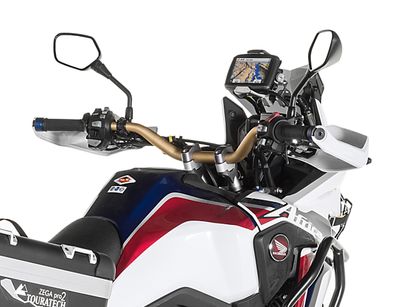 Rehausseur de guidon Touratech 20 mm - Argent