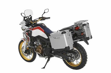 Touratech ZEGA Pro 31/38 - Grauer Halter inklusive - Grau eloxiert Seitenkoffer