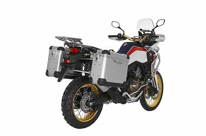 Touratech ZEGA Pro 31/38 - Grauer Halter inklusive - Grau eloxiert Seitenkoffer