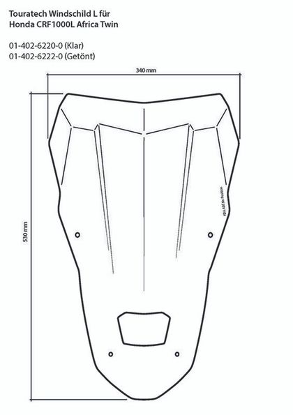 Bulle Touratech L - Fumée