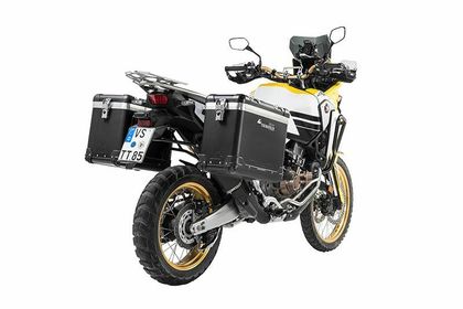 Valise Touratech ZEGA Pro 38/45 - Support noir inclus - Alu