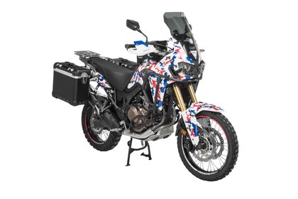 Valise Touratech Kit complet ZEGA Evo 31/38 - Support gris inclus - Anodisé noir