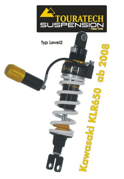 Touratech Level 2 - White Shock absorber
