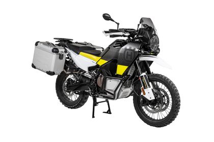 Valise Touratech Kit complet ZEGA Evo 38/45 - Support noir inclus - Anodisé gris