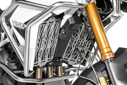 Protection de radiateur Touratech Aluminium - Noir