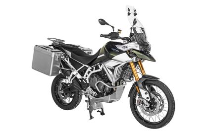 Valise Touratech ZEGA Mundo 31/38 - Support gris inclus - Alu