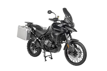 Valise Touratech ZEGA Mundo 31/38 - Support noir inclus - Alu