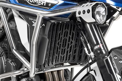 Protection de radiateur Touratech Aluminium - Noir Ref : TRT01179A / 01-422-5017-0 TRIUMPH 1200 TIGER 1200 EXPLORER ABS - 2016 - 2017
